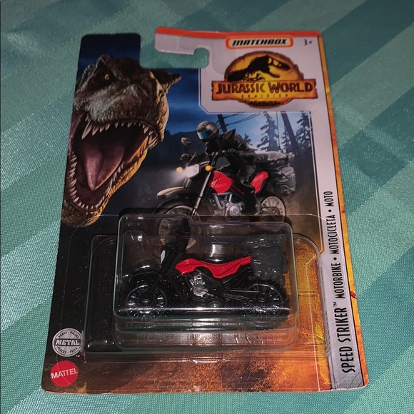 Matchbox Jurassic World Speed Striker Motorcycle - Picture 3 of 8